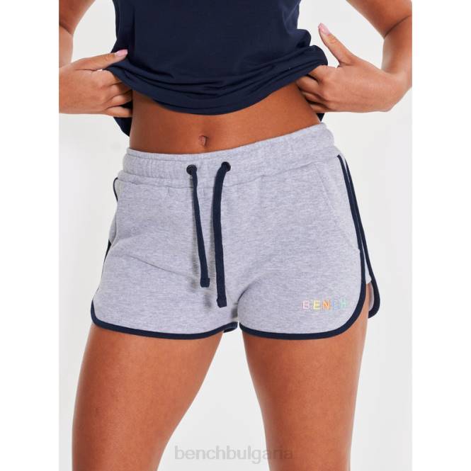облекло Bench Жени шорти от скорец 2B86139 сив мергел