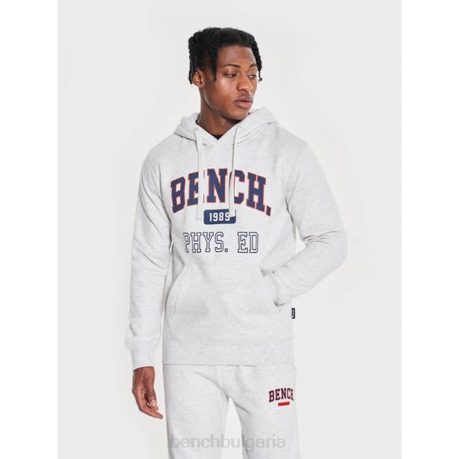 облекло Bench мъже качулка hulton 2B8636 екрю мергел