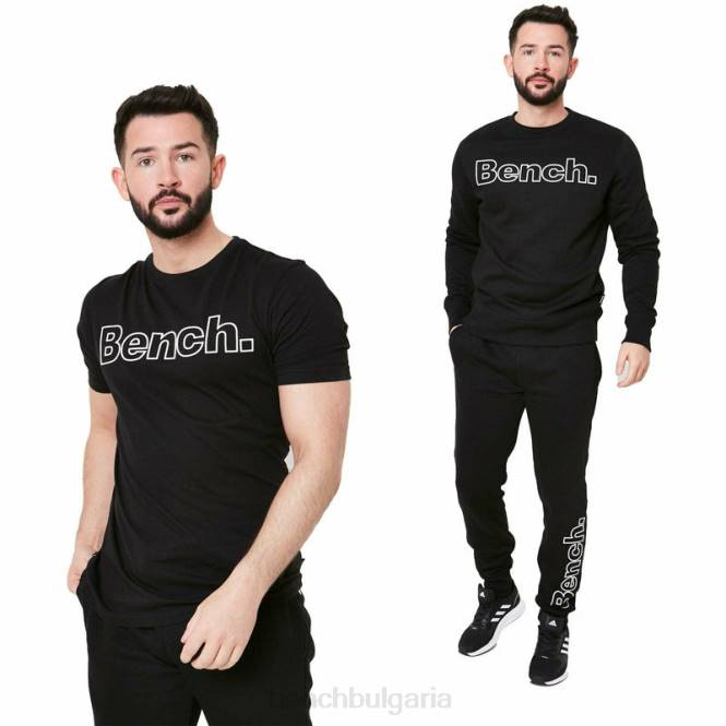 облекло Bench мъже akon комплект анцуг от 3 бр 2B8669 черен