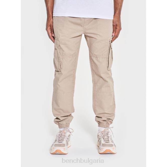 облекло Bench мъже карго панталони devvie 2B8654 камък