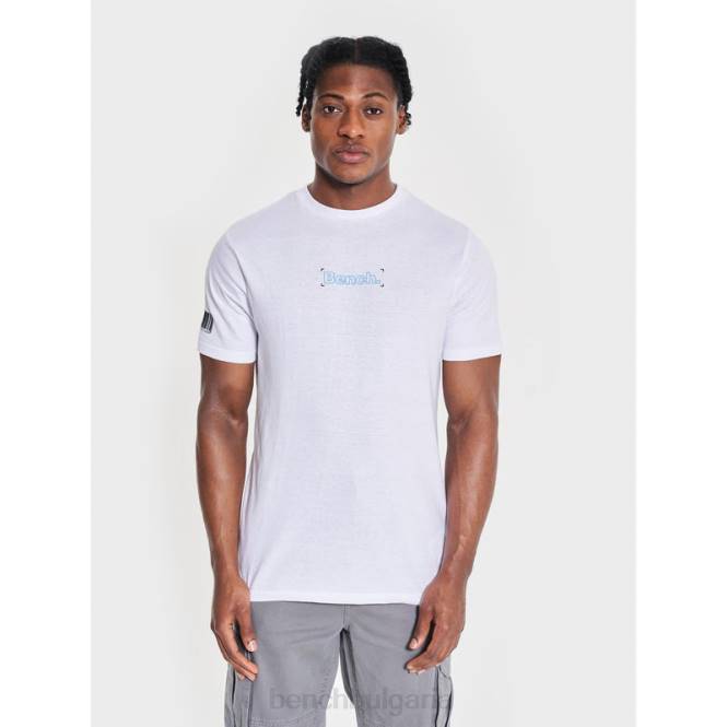 облекло Bench мъже тениска на jared 2B8615 бяло