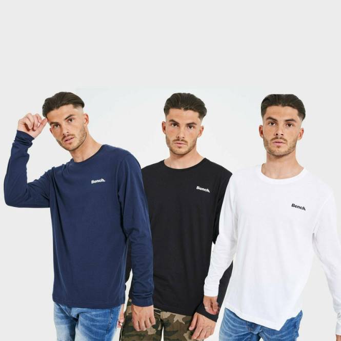облекло Bench мъже viren 3 пакета lounge тениски 2B8621 асорти